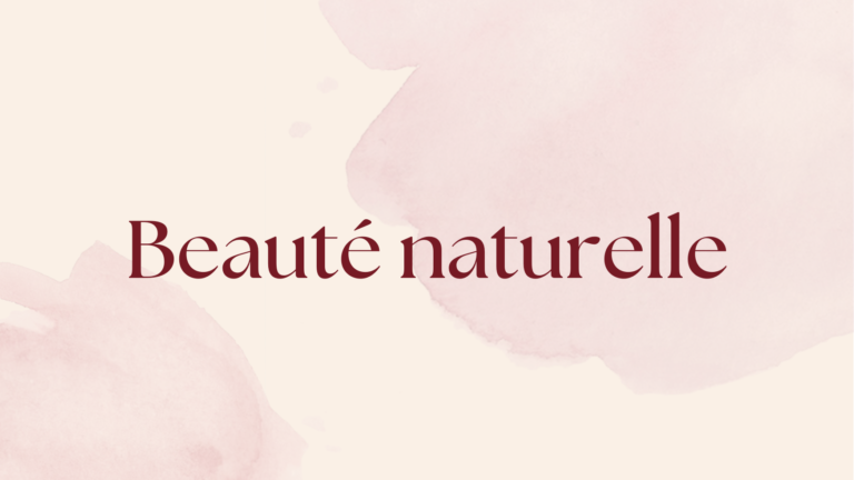 Cinq clés pour conserver la beauté naturelle